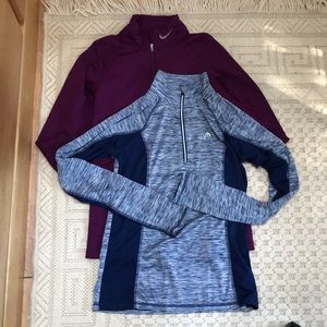 Two athletic tops Nike and Head